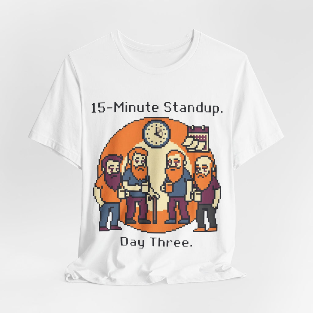 15 Minute Standup Day Three Pixel Tee