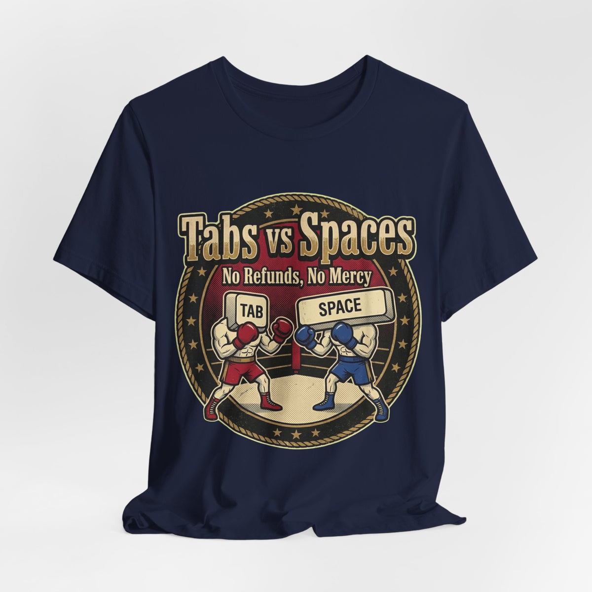 Tabs vs Spaces Main Event Fight Poster Tee