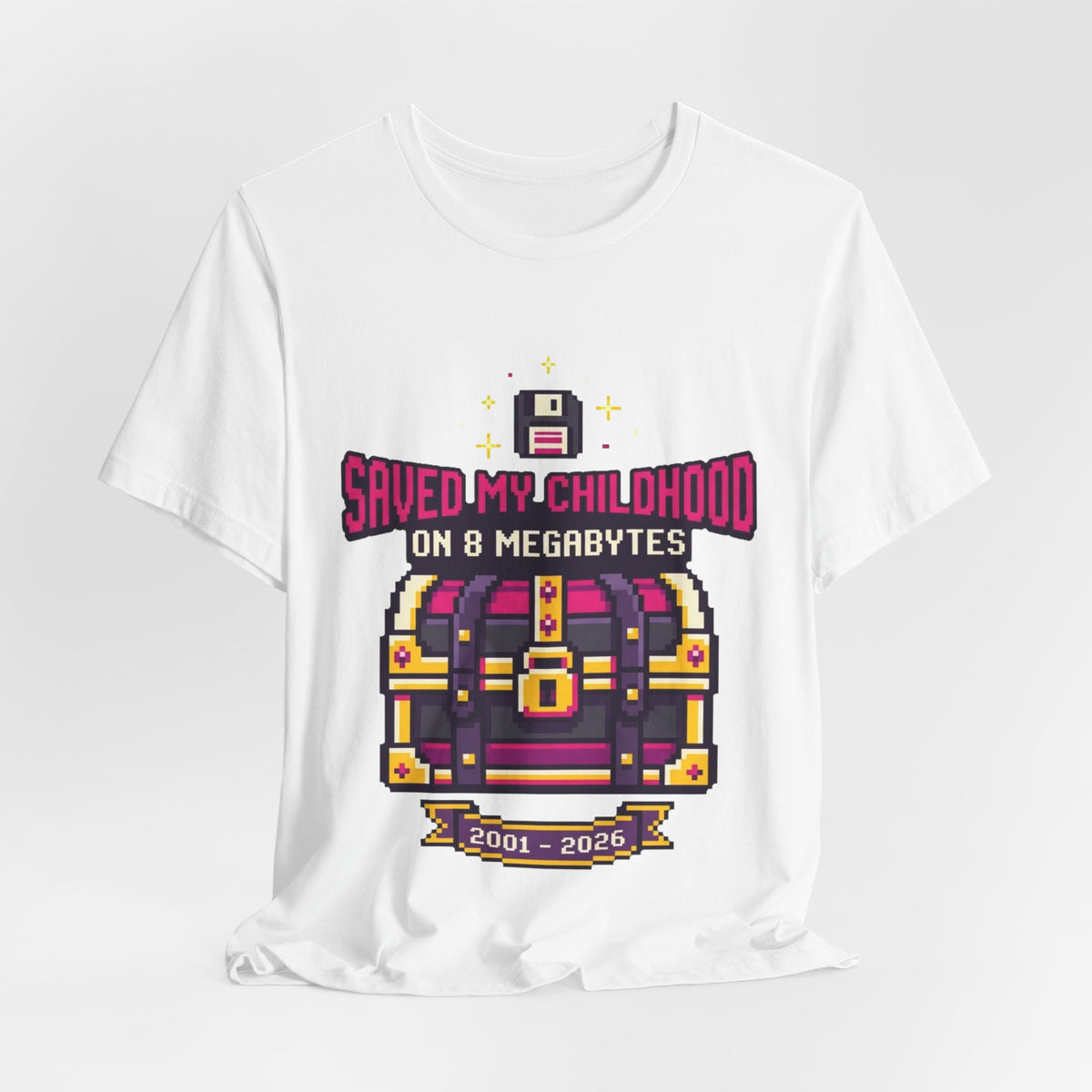 Saved My Childhood On 8MB Retro Gamer Tee