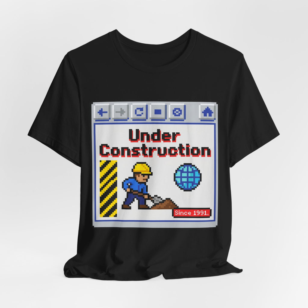 Under Construction Since 1991 Retro Web Tee