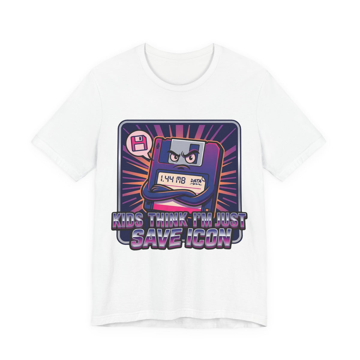 Kids Think I'm The Save Icon Floppy Tee
