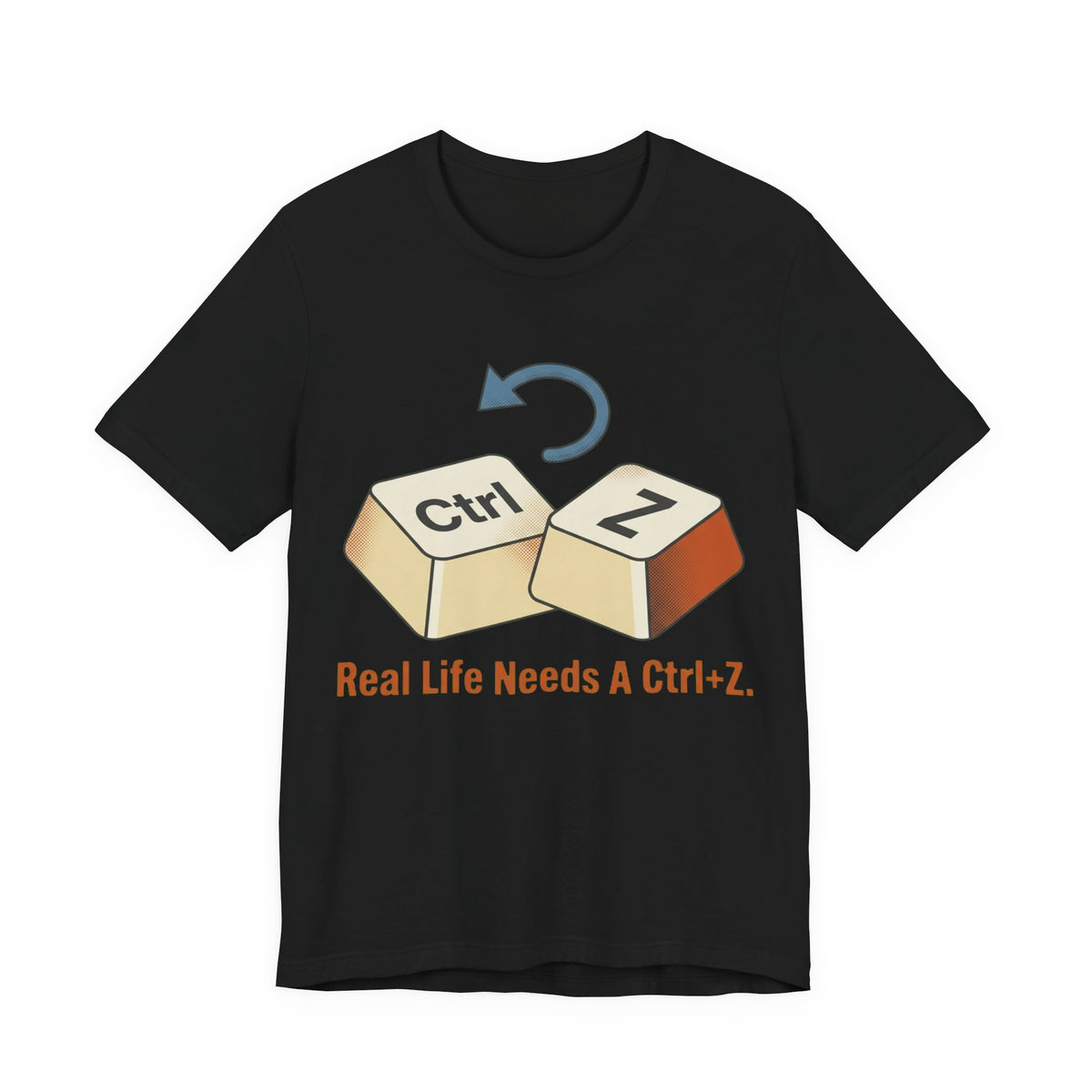 Life Needs A Ctrl Z Retro Keycap Tee