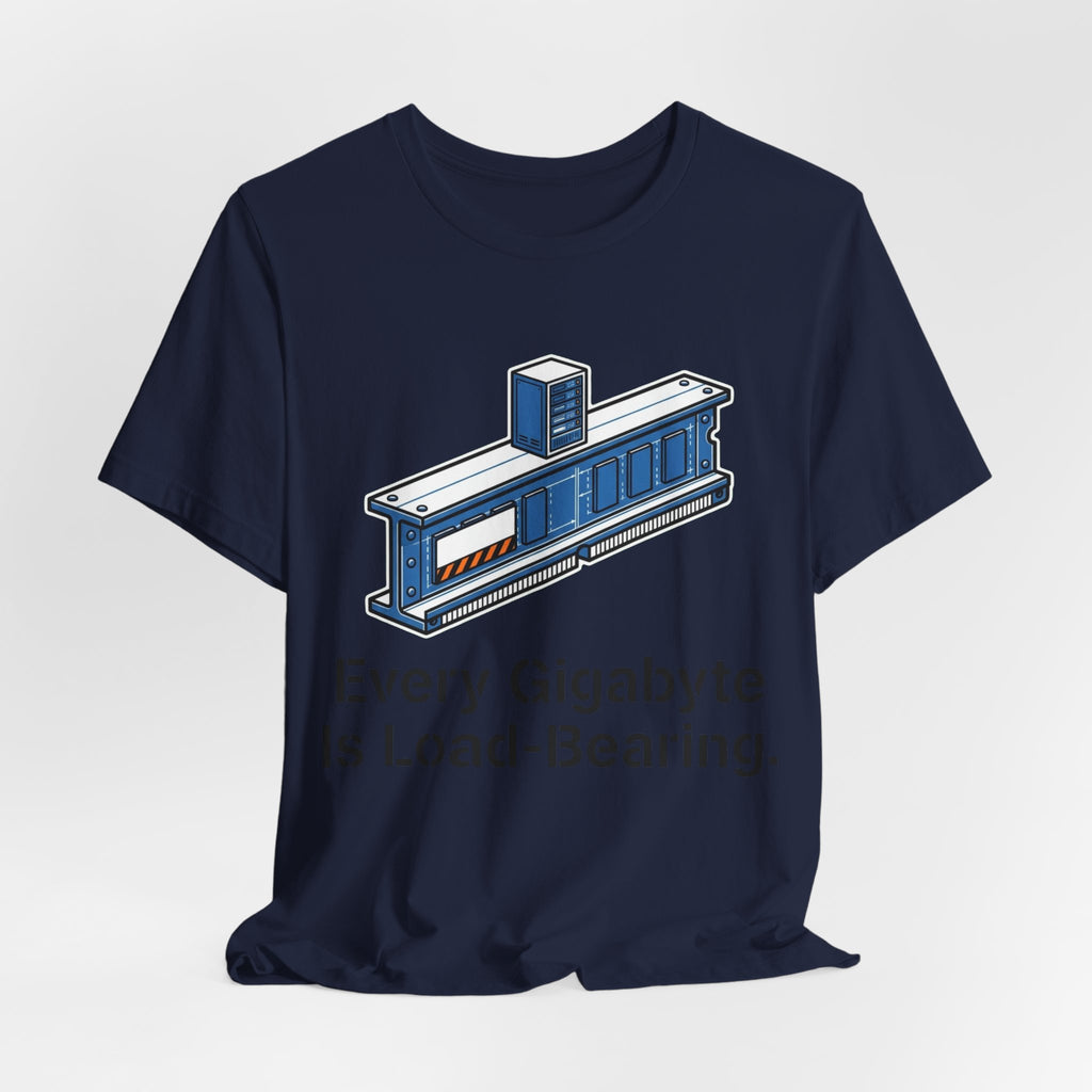 Every Gigabyte Is Load-Bearing Homelab Tee