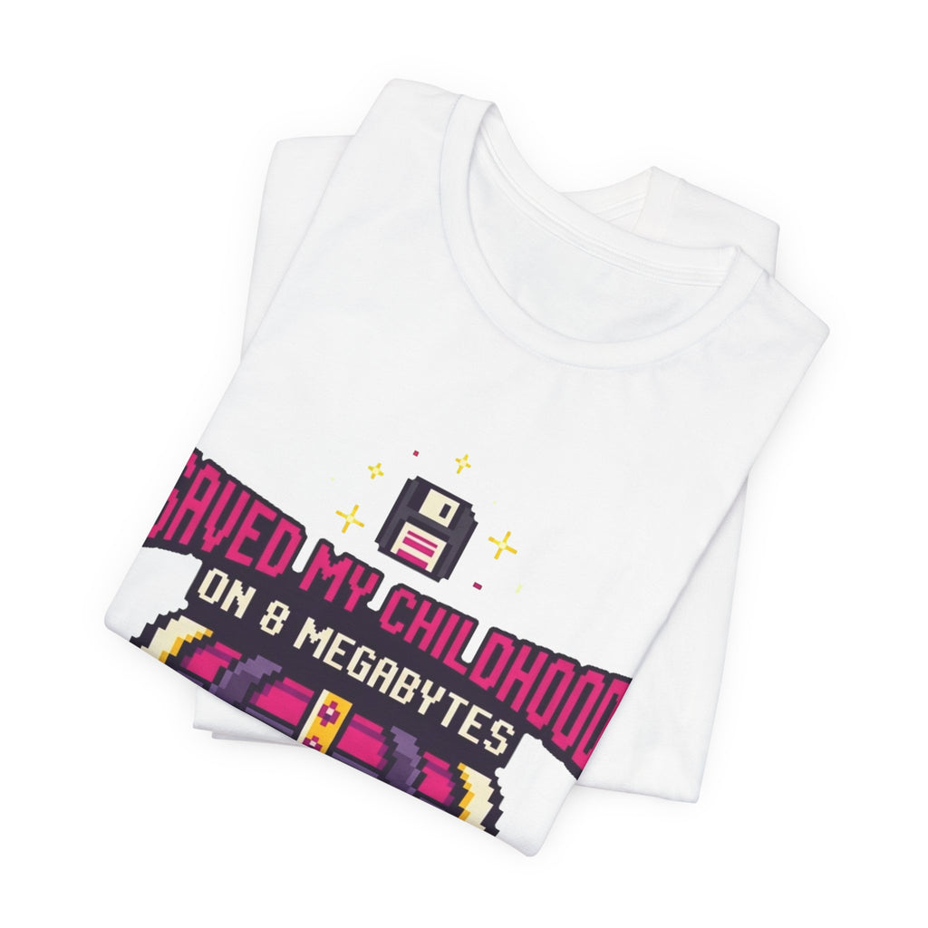Saved My Childhood On 8MB Retro Gamer Tee