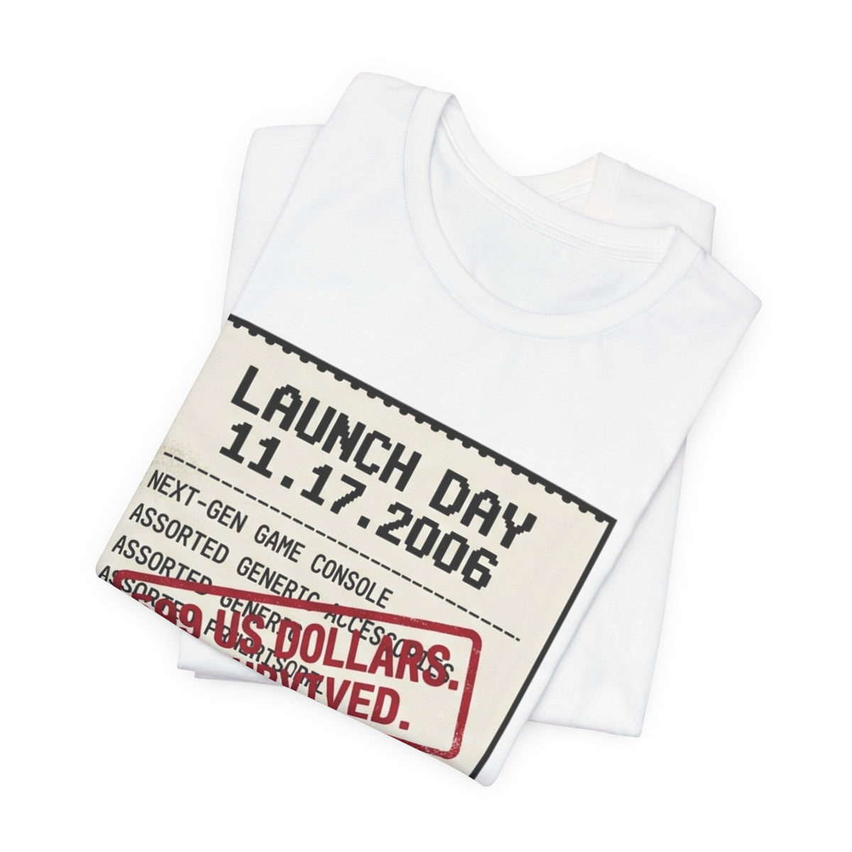599 US Dollars Survivor Retro Gamer Tee