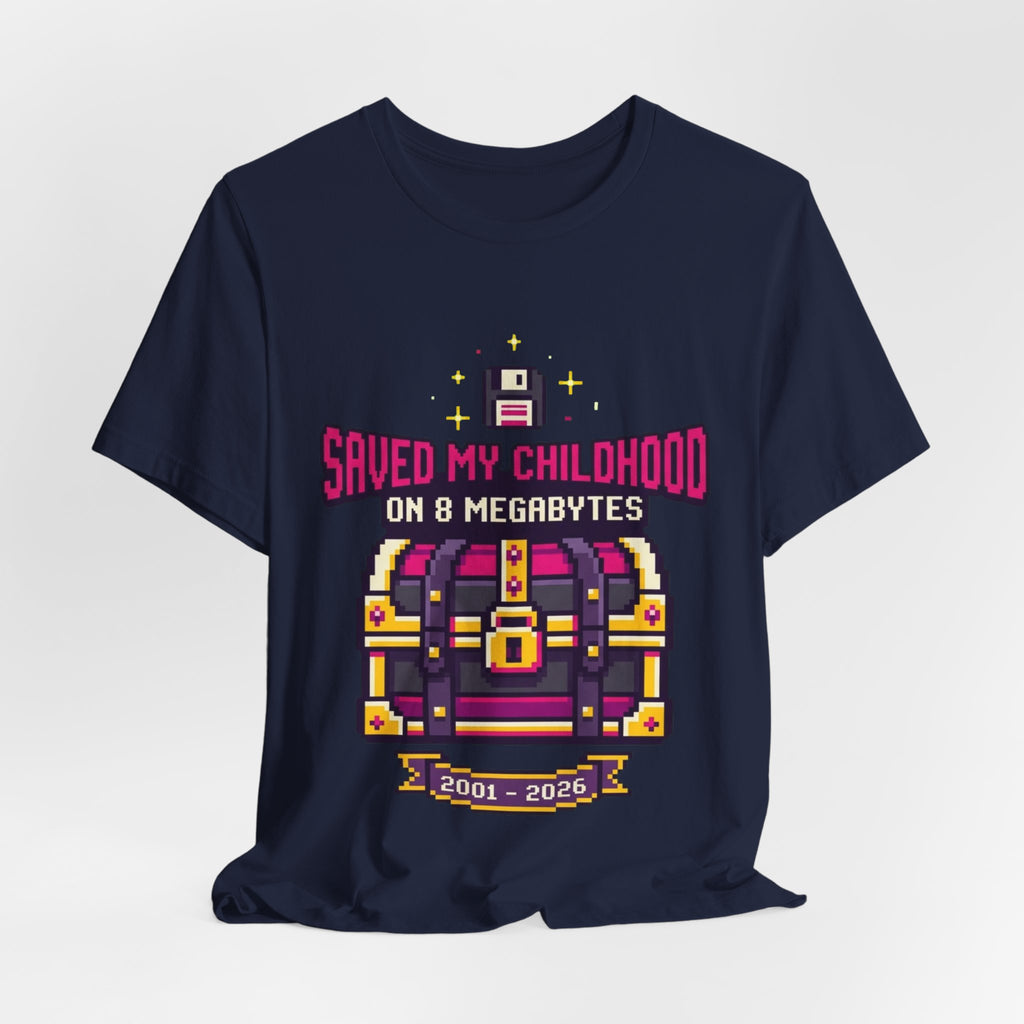 Saved My Childhood On 8MB Retro Gamer Tee