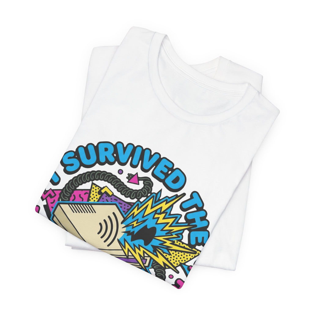 I Survived The Dial-Up Screech 90s Tee