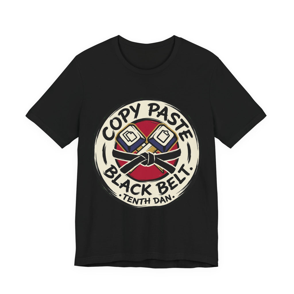 Copy Paste Black Belt Developer Tee