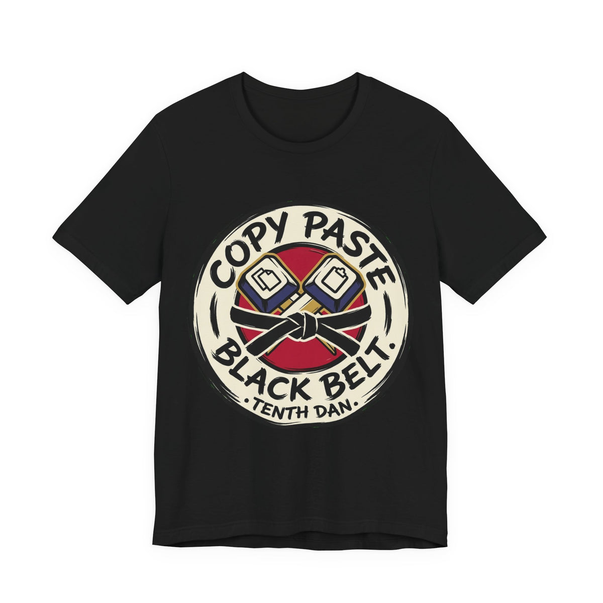 Copy Paste Black Belt Developer Tee