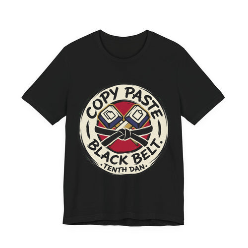 Copy Paste Black Belt Developer Tee