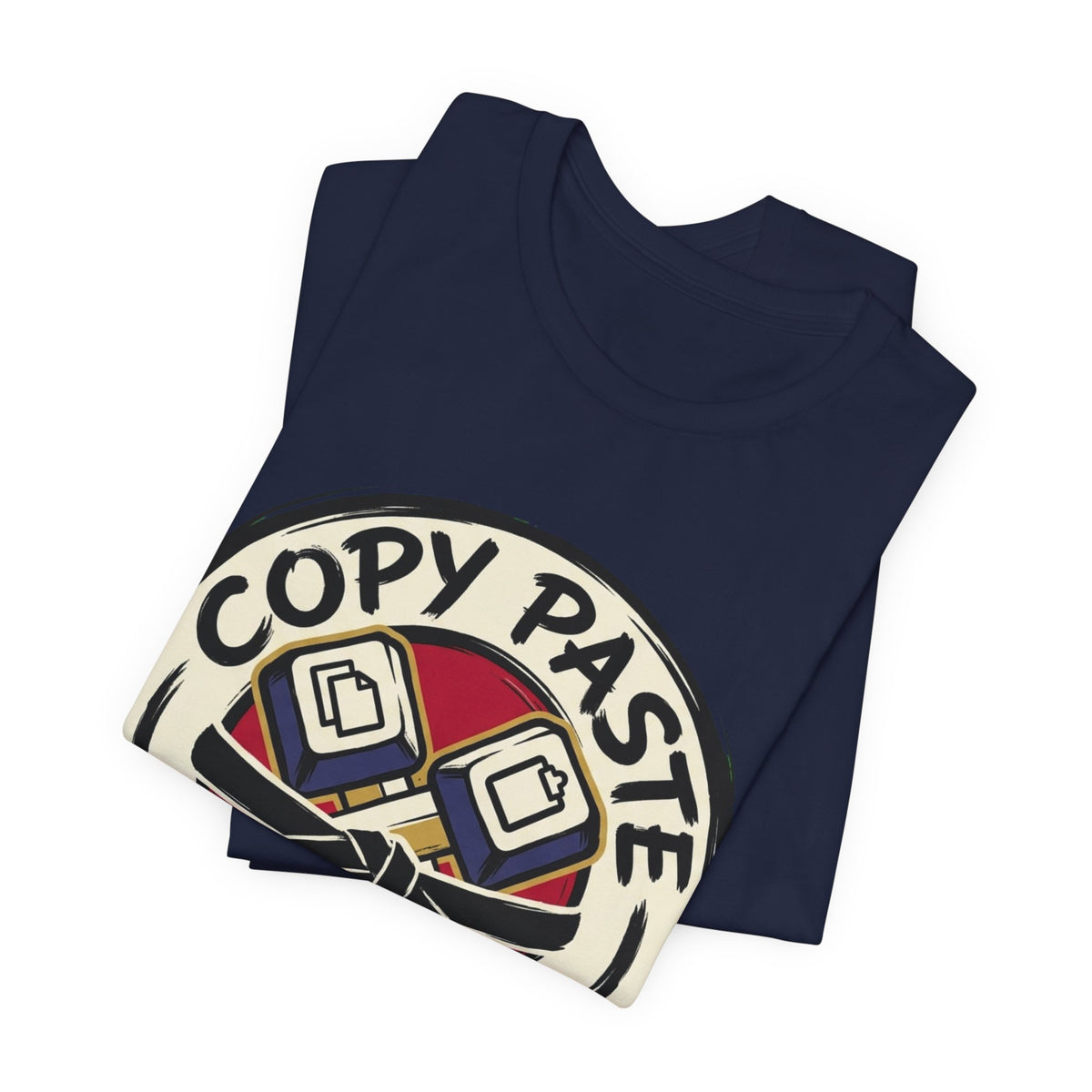 Copy Paste Black Belt Developer Tee