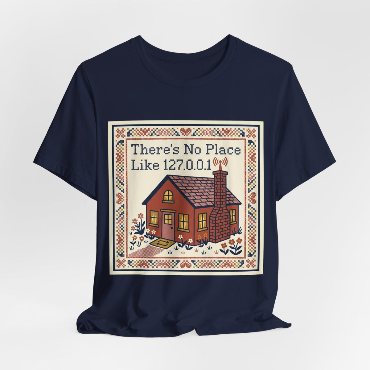 No Place Like 127.0.0.1 Retro Tee