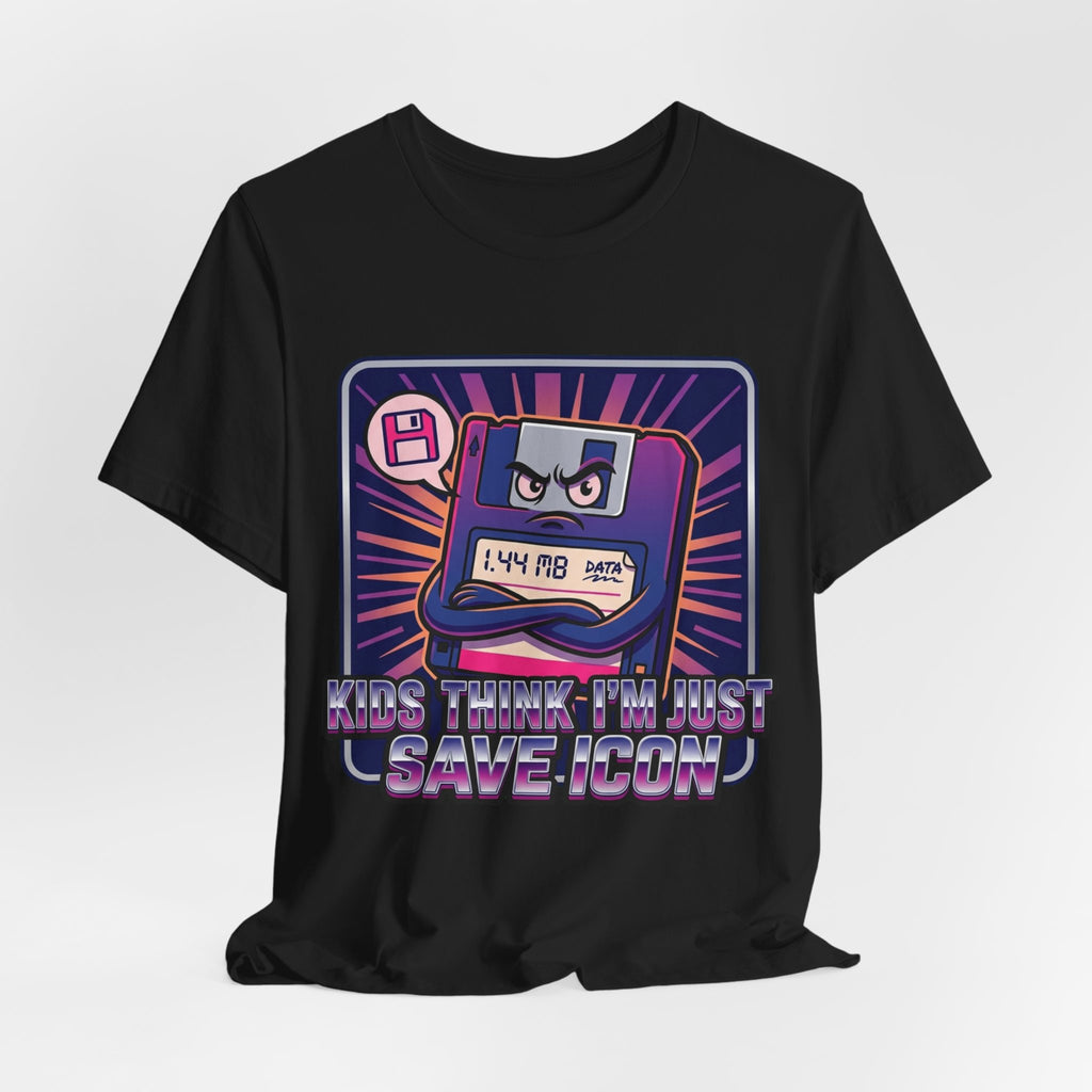 Kids Think I'm The Save Icon Floppy Tee