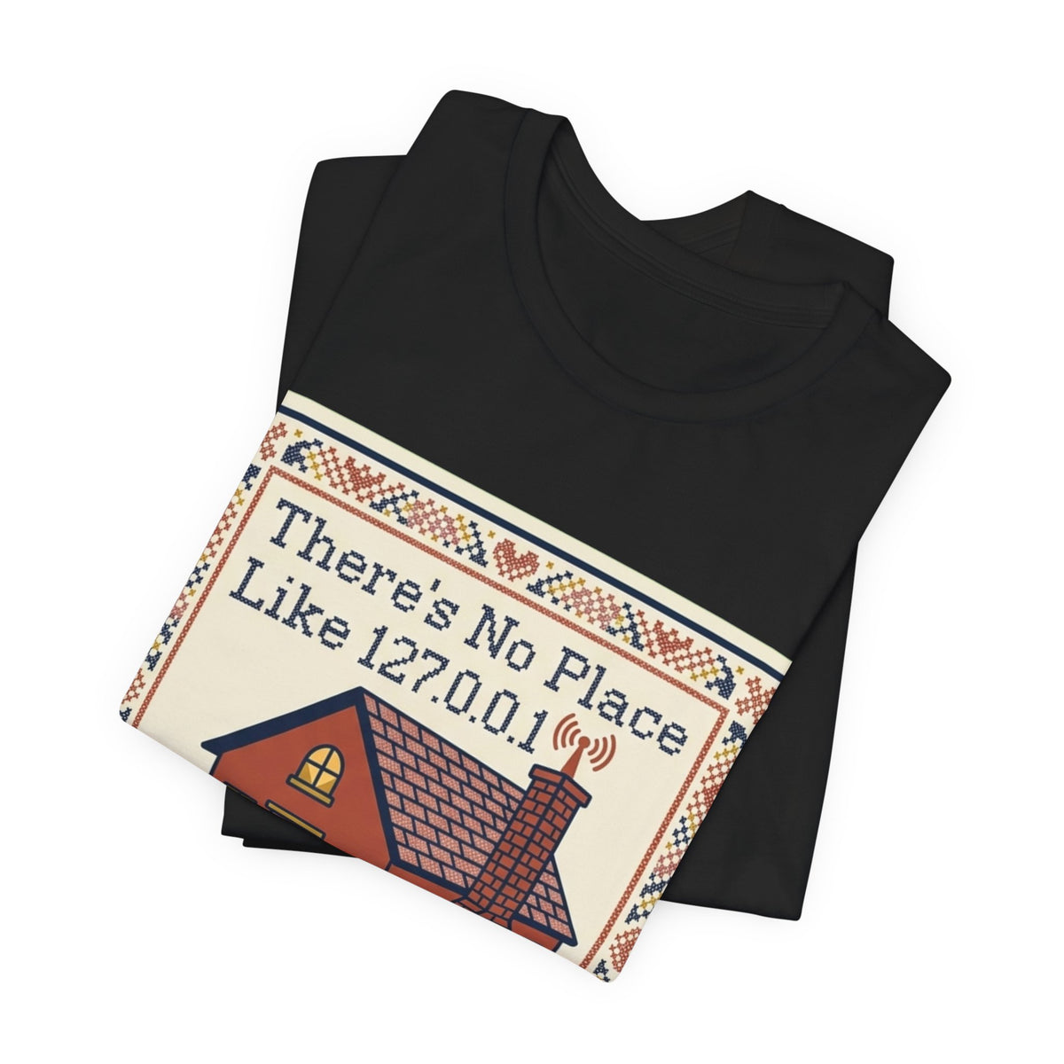 No Place Like 127.0.0.1 Retro Tee