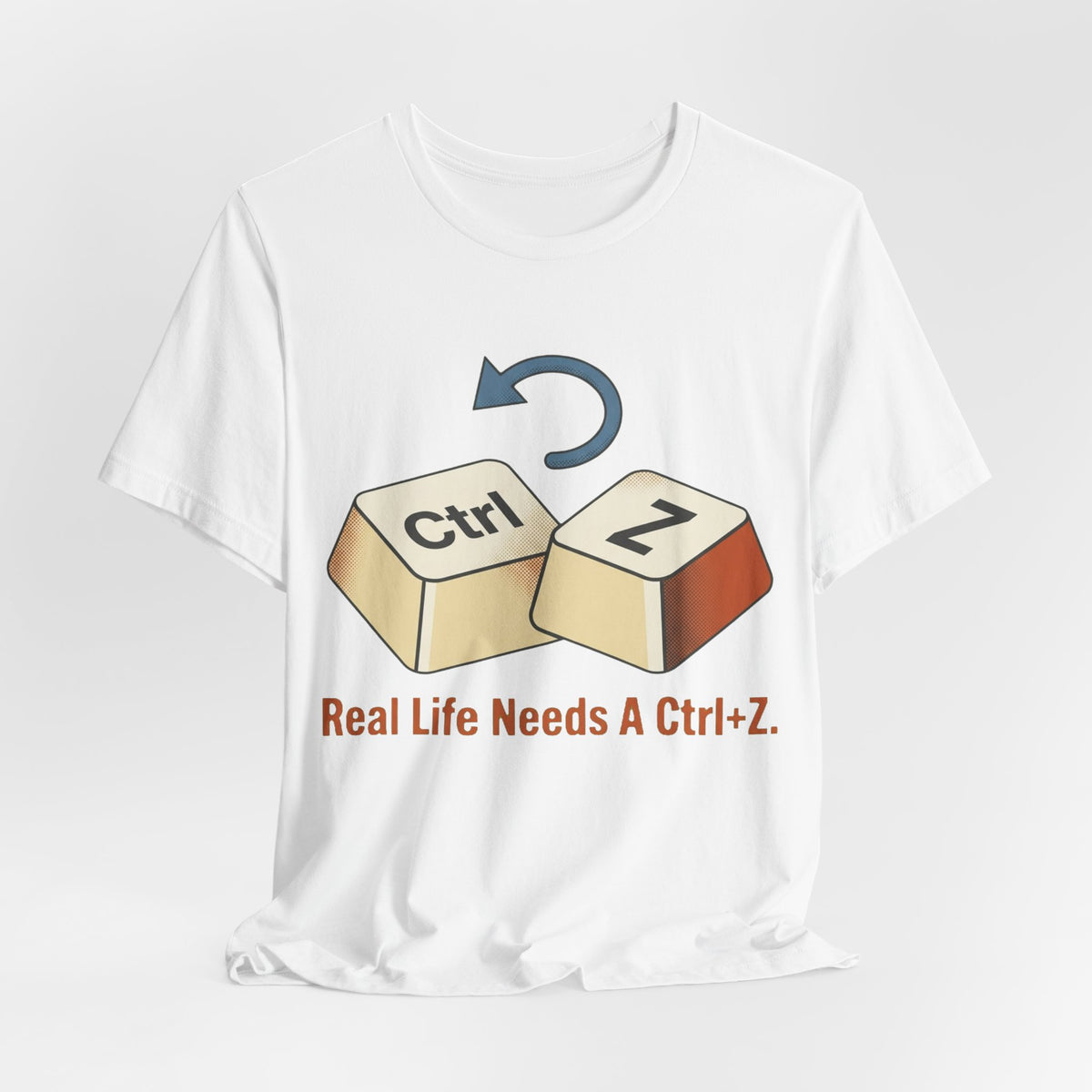 Life Needs A Ctrl Z Retro Keycap Tee